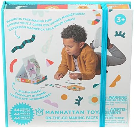 Manhattan Toy On-the-Go Making Faces 44-Piece Magnetic Travel Activity Toy for Kids 3 Years and Up - Image 5