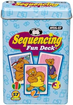 Super Duper Publications | Sequencing Fun Deck Flash Cards | Educational Learning Resource for Children by SuperDuperPublications