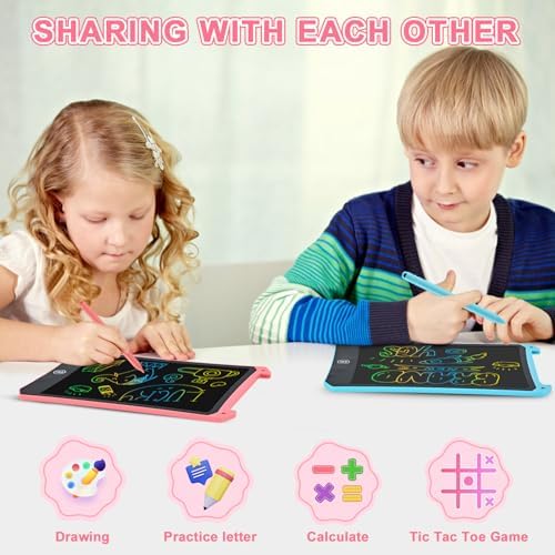 cimetech Toddler Girl Gifts, LCD Writing Tablet, Travel Essentials Toys - Image 2