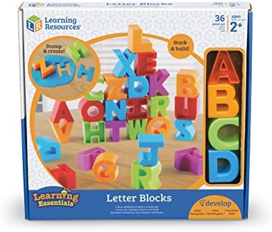 Learning Resources Letter Blocks - ABC Toddler Learning, Alphabet Puzzle, Learn to Read, Fine Motor Toys, Montessori, Preschool Classroom Must Haves Activities, Gifts for Boys and Girls - Image 6