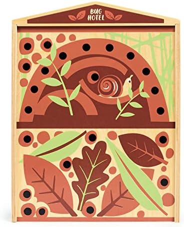 Tender Leaf Toys - The Bug Hotel - 13 Wood Garden Bugs with Shelving Unit and Front Panel - Made for Little Hands - Open-Ended Nature Play - Science Learning Toy for Boys and Girls - Age 3+ - Image 3