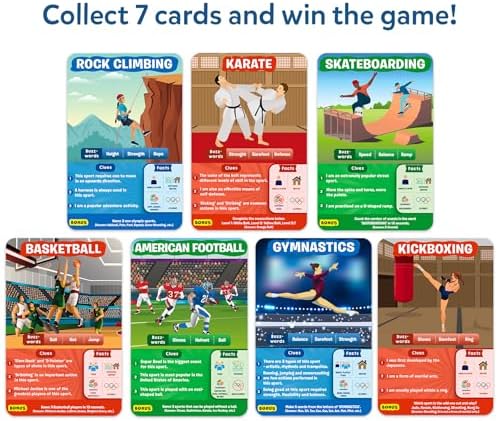 Skillmatics Guess in 10 Trivia Card Game – Sports, Gift for Boys & Girls - Image 5