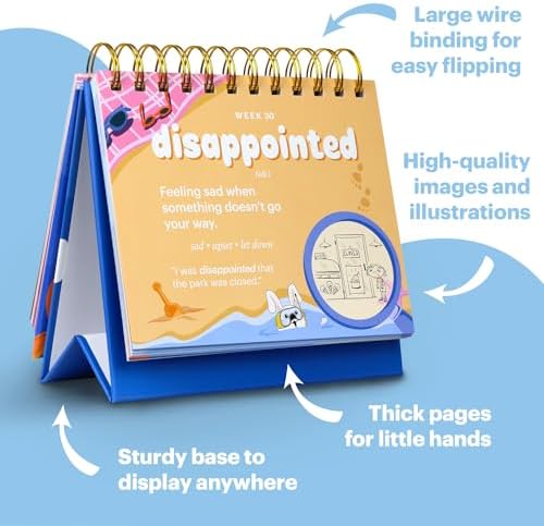 Kids Vocabulary Builder Flipbook (Ages 3–6) – 53 Weekly Words for Speech, Reading & Language Development – Preschool Learning Tool | Mighty Leaps - Image 5