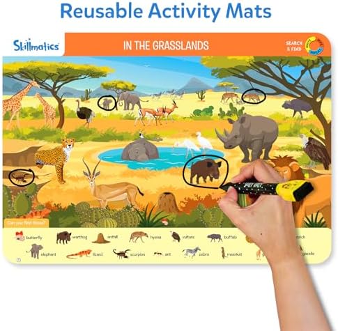 Skillmatics Search and Find Animals – Reusable Preschool Learning Activity - Image 3