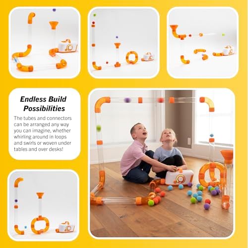 Fat Brain Toys The Original Air Toobz, Air-Powered STEM Building Toys for Kids & Teens, Kids Building Toys, STEM Toys for 3+ Year Old - Image 5