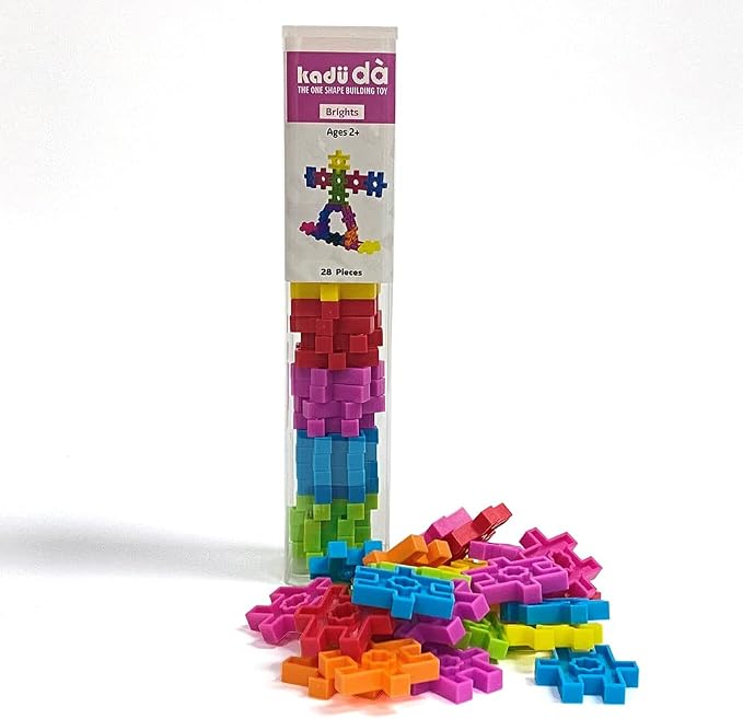 KADÜ DA Age 3+ Brights 28 Piece Kids Beginning Building Block Toy - Image 2