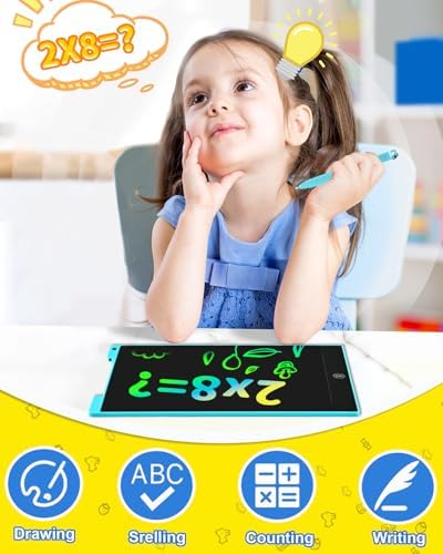 cimetech LCD Writing Tablet, 12 Inch Colorful Drawing Pad for Kids - Image 4