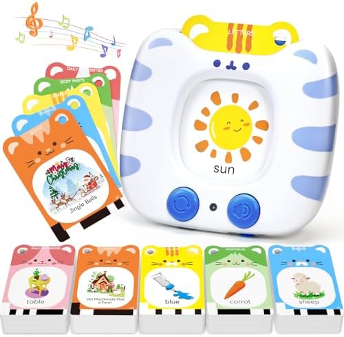 JoyCat Talking Flash Cards for Toddlers 3-5 by JOYCAT