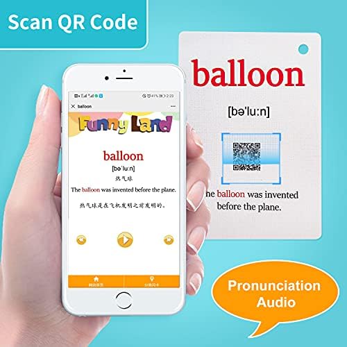 Lilias Transportation Flash Cards, Toddler Learning Toys, Preschool Learning Toys, Homeschool Supplies, Learning Supplies for Kindergarten, 4.3 X 3.14 Inch, 22 Cards in Set,WC011 - Image 3