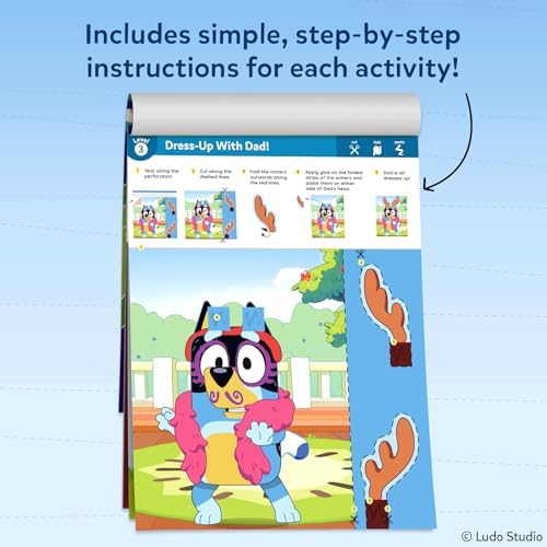 Skillmatics Snip Snip Bluey, Scissor Skills Toy, Felt Craft, Gift for Kids - Image 7