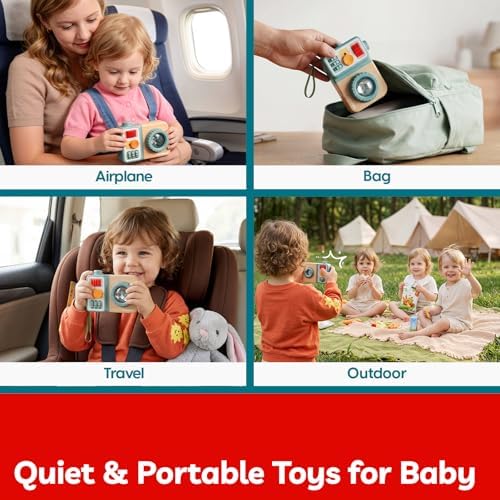 TOP BRIGHT Busy Board for 1 Year Old, Montessori Toys for Toddlers - Image 6