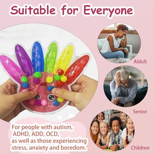 Color Sorting Toys for Toddlers, Fine Motor Skills Sensory Toys, Montessori Learning Toy for Preschool Learning Activitie, Sensory Activity Toy for Kids 3+ and Adults - Image 5