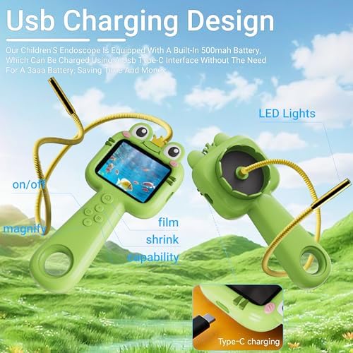 Kids Borescope Snake Camera Toy with Light, for Boys Girls Ages 4+ - Image 2