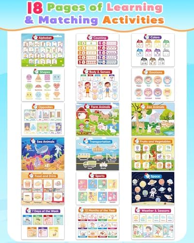 Toddler Busy Book, Montessori Educational Toys for 3 4 5 Year Old Gifts - Image 2