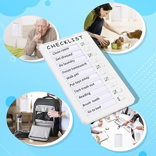 2-Pack Magnetic Dry Erase Checklist Board, Whiteboard Task Planner - Image 6