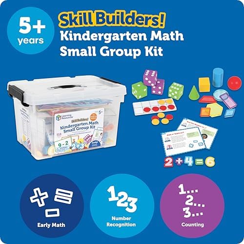 Learning Resources Skill Builders Kindergarten Math Small Group Kit - Image 5