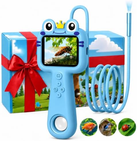 Kids Toy Borescope Camera with Light, 2.4" 1080P Outdoor STEM Toy by Unknown
