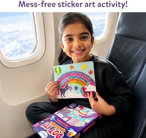 Skillmatics Dot It Sticker Art – Unicorns & Princesses Sparkle, Craft Kit - Image 4