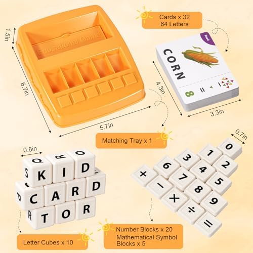 Montessori Matching Letter Game Toys for 3 4 5 Year Old Boy Girl Gifts Kids - Image 2