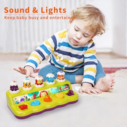 FS Interactive Pop Up Toy for 1 Year Old, Cause and Effect Toy - Image 2