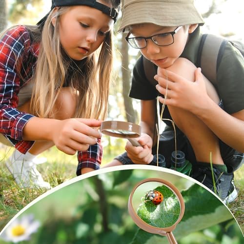 ROBOTIME Twin Color Catcher Kit for Kids: 2-Person Outdoor Explorer Set with Green & Pink Gear | Complete Hunting Kit for Siblings & Friends Ages 3+ - Image 6