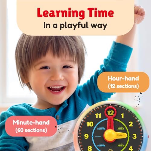BEST LEARNING Learning Clock - Talking Time Teaching Toy for Kids - Image 4
