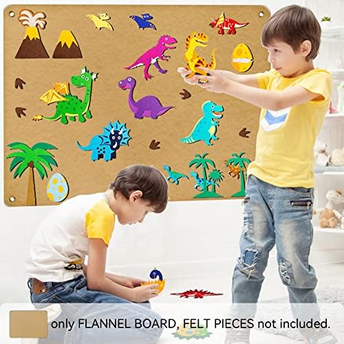 Craftstory 3.5 Feet Flannel-Board for Toddlers Preschool as Kids Felt Stories Activities Play Kits Wall-Hanging Birthday Gifts (Camel) - Image 2