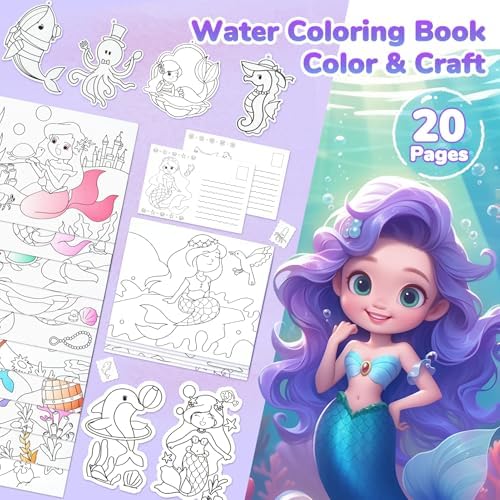 JoyCat Paint with Water Coloring Books for Toddlers (Underwater World) - Image 2
