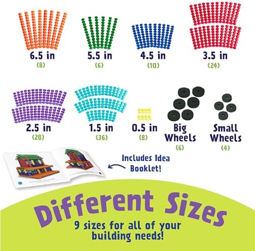 POPULAR PLAYTHINGS Playstix Vehicle Set, 130 Piece, Building Sticks Kit - Image 3