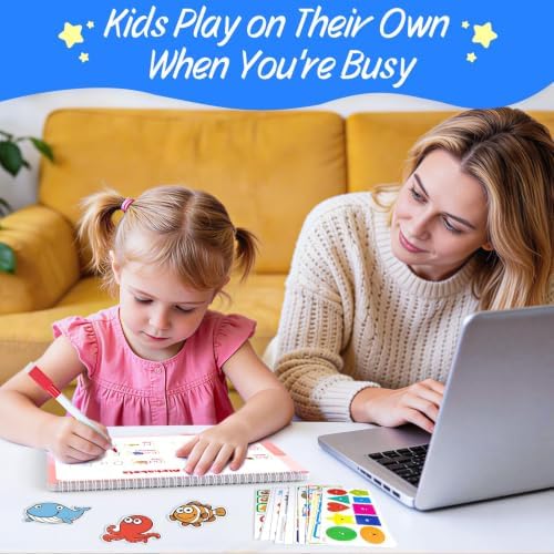 Busy Book for Toddlers 3-5, Preschool Learning Activities, 30 Themes - Image 2