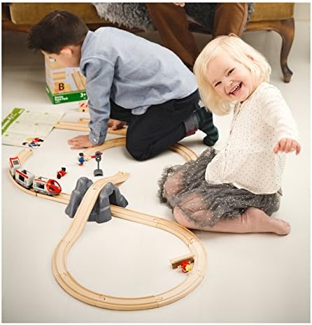 BRIO World - 33394 Starter Track Pack | 13Piece Wooden Train Tracks for Kids Ages 3 & Up - Image 2