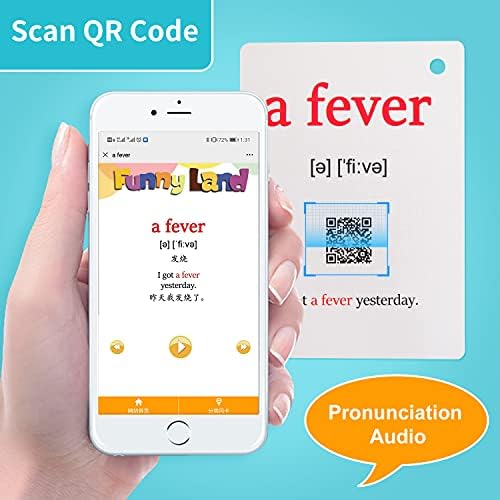 Lilias Feelings Emotions & Illness Flash Cards, Toddler Learning Toys, Preschool Learning Toys, Homeschool Supplies, Learning Supplies for Kindergarten, 4.3 X 3.14 Inch, 32 Cards in Set - Image 3