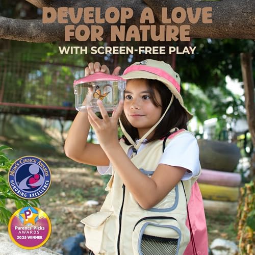 Kids Explorer Kit with Safari Vest & Hat for 3-7 Year Old Boys & Girls - Image 2