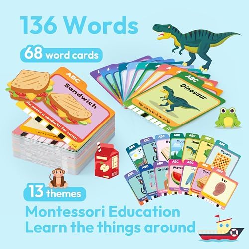 JOVA lalalark Learning Tablet for Kids 3-5, 200 Pages Talking Flash Cards with Sight Words & Games, Montessori Learning Toys for Words, Simple Math, Logical Thinking, Easter Basket Stuffer - Image 4