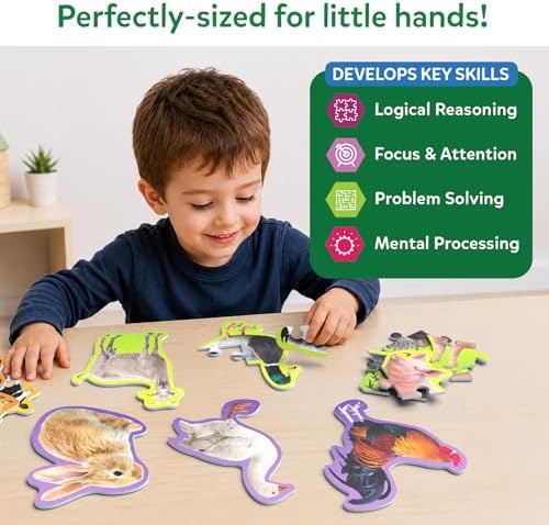 Skillmatics Step by Step Jigsaw Puzzles – Toddler Toys & Games, 40 Pieces - Image 4