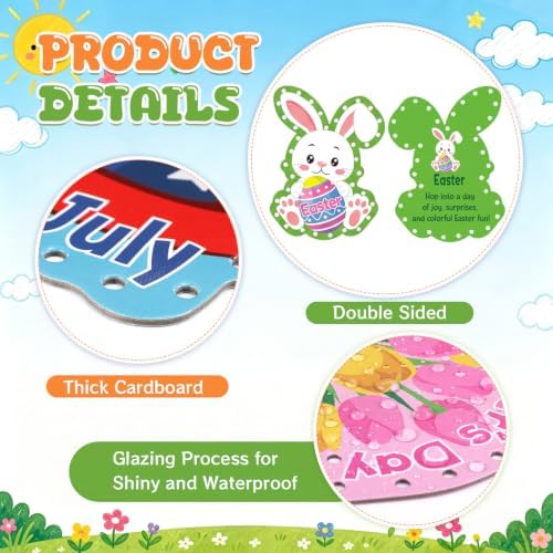 Funrous 10 Pieces Recognition Lacing Cards for Over Age of 6 Kids, Holiday - Image 2