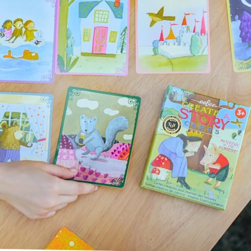 eeBoo: Mystery in The Forest Create a Story Pre-Literacy Cards, 36 Cards with Colorful Characters, Encourages Imagination, for Ages 3 and up - Image 5