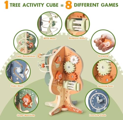 Joyreal Wooden Montessori Toys for 1 Year Old - Image 2