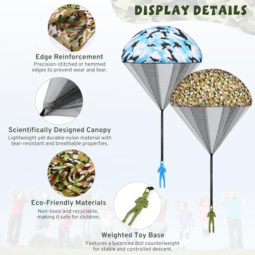 PGXT Parachute Toy for Kids, Outdoor Toys Flying Parachute Men - Image 3