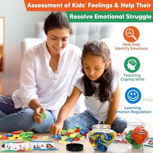 Garybank Emotion Jar for Gauging Kids' Emotions, Emotional Regulation Tool - Image 6