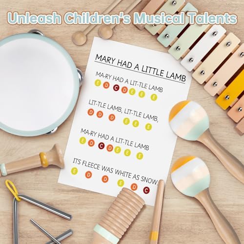 Baby Musical Instruments - Montessori Wooden Toys for Toddlers Sensory Play - Image 5