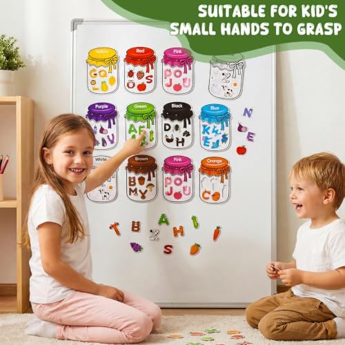 10Pcs Magnetic Color Sorting Cute Alphabet Animals Shape Matching for Kids - Image 5