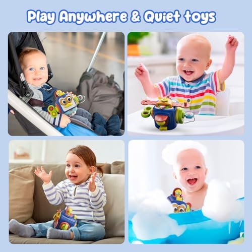 OSIMILY Toys for 1 Year Old Boy, Busy Cube Montessori Toys for 1+ Year Old,Sensory Toys for Toddlers 1-3,Fine Motor Skills Educational Toys,Birthday Gift for Baby Aged 6, 9, 10, 12, 18 Months - Image 4