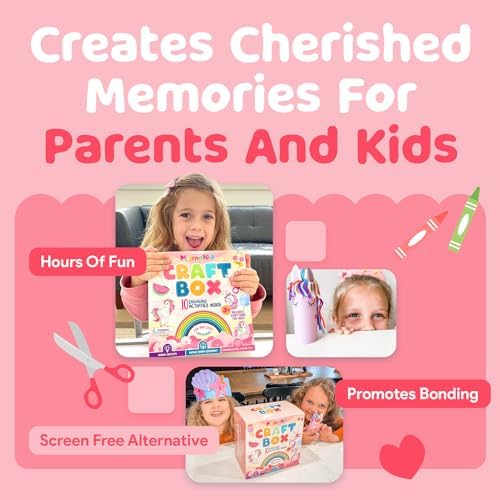 Mumaloo Kids Craft Kit – 10 Unicorn & Mermaid Art Projects - Image 6