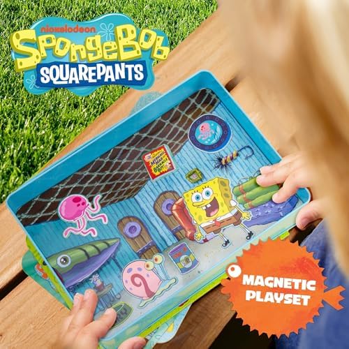Horizon Group USA Magnetic Playset for Kids, Spongebob Squarepants - Image 2