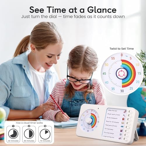2-in-1 Visual Timer ADHD with Task Board, to-Do List, Checklist - Image 3