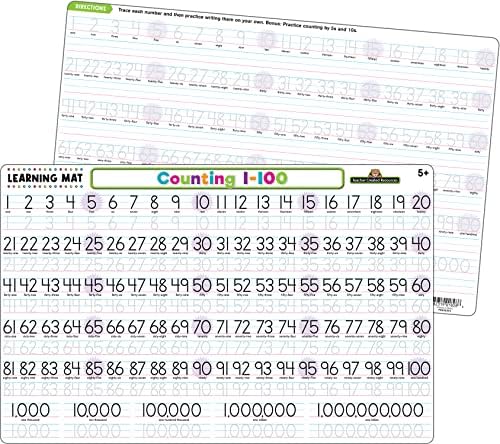 Teacher Created Resources Counting 1–100 Learning Mat (TCR21021) by TeacherCreatedResourcesOS
