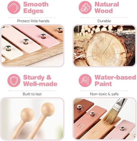 Vanplay Montessori Musical Instruments Toys for 2 3 Year Old Girls Gifts - Image 5