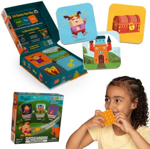 Story Starters Card Game, Speech Therapy Toy, No Reading, Ages 3+ by Playper