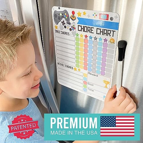 Magnetic Chore Chart for Kids Dry Erase Reward Chart for Home and Classroom - Image 4